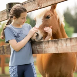 Budget 🔔 Kerrits Kids Playful Ponies Tee Children's Tops 💯 20 Kerrits Kids Playful Ponies Tee Children's Tops