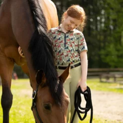 Kerrits Kids Aire Ice Fil Short Sleeve Shirt Print Children's Tops