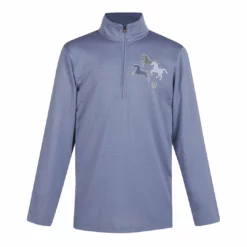 Children's Tops Kerrits Kids Aire Ice Fil Long Sleeve Riding Shirt Solid