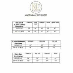 Red Barn By KL Select Square Raised Fancy Standing Martingale