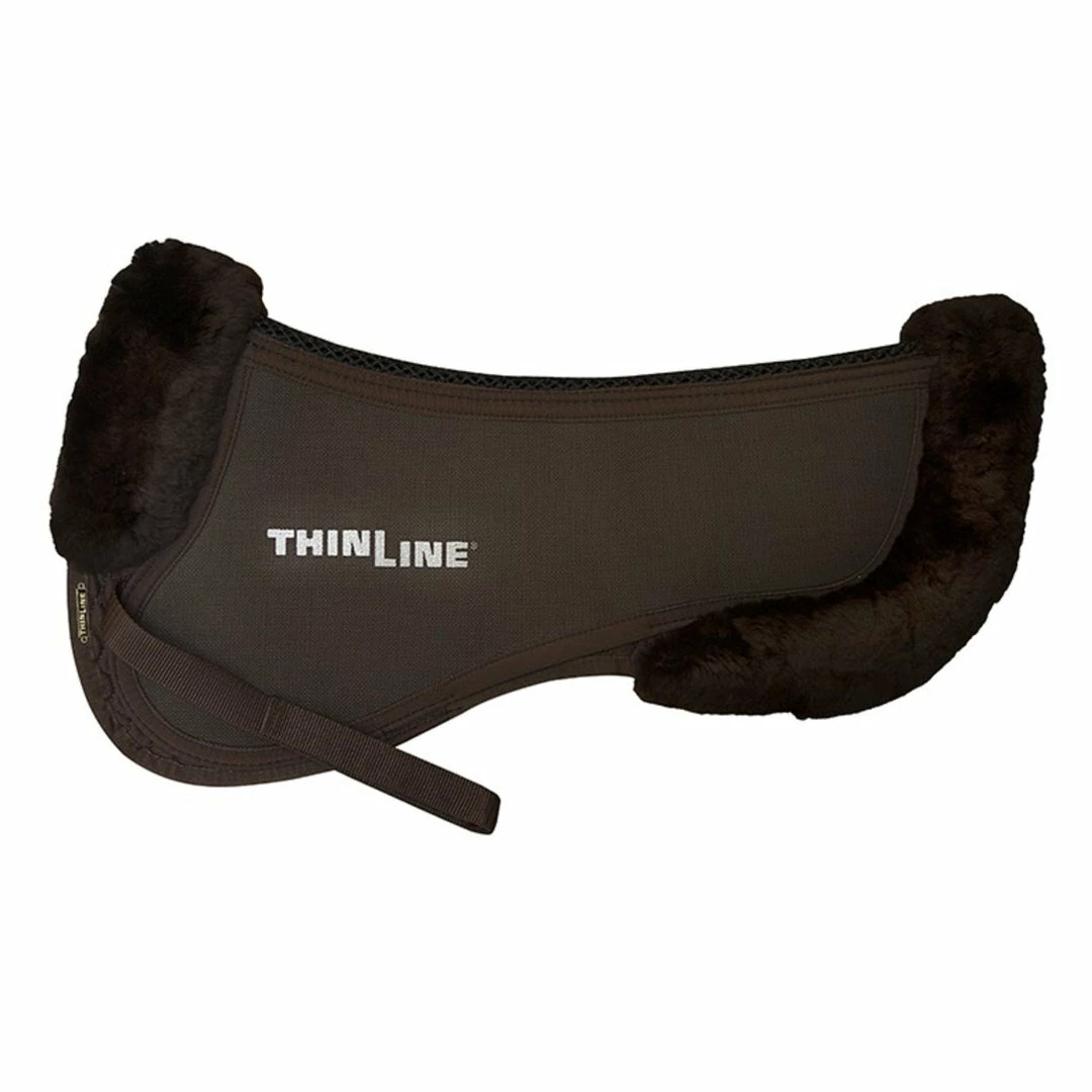 Promo π ThinLine Trifecta Half Pad With Sheepskin Rolls Saddle Pads & Fittings π 14 ThinLine Trifecta Half Pad With Sheepskin Rolls Saddle Pads & Fittings