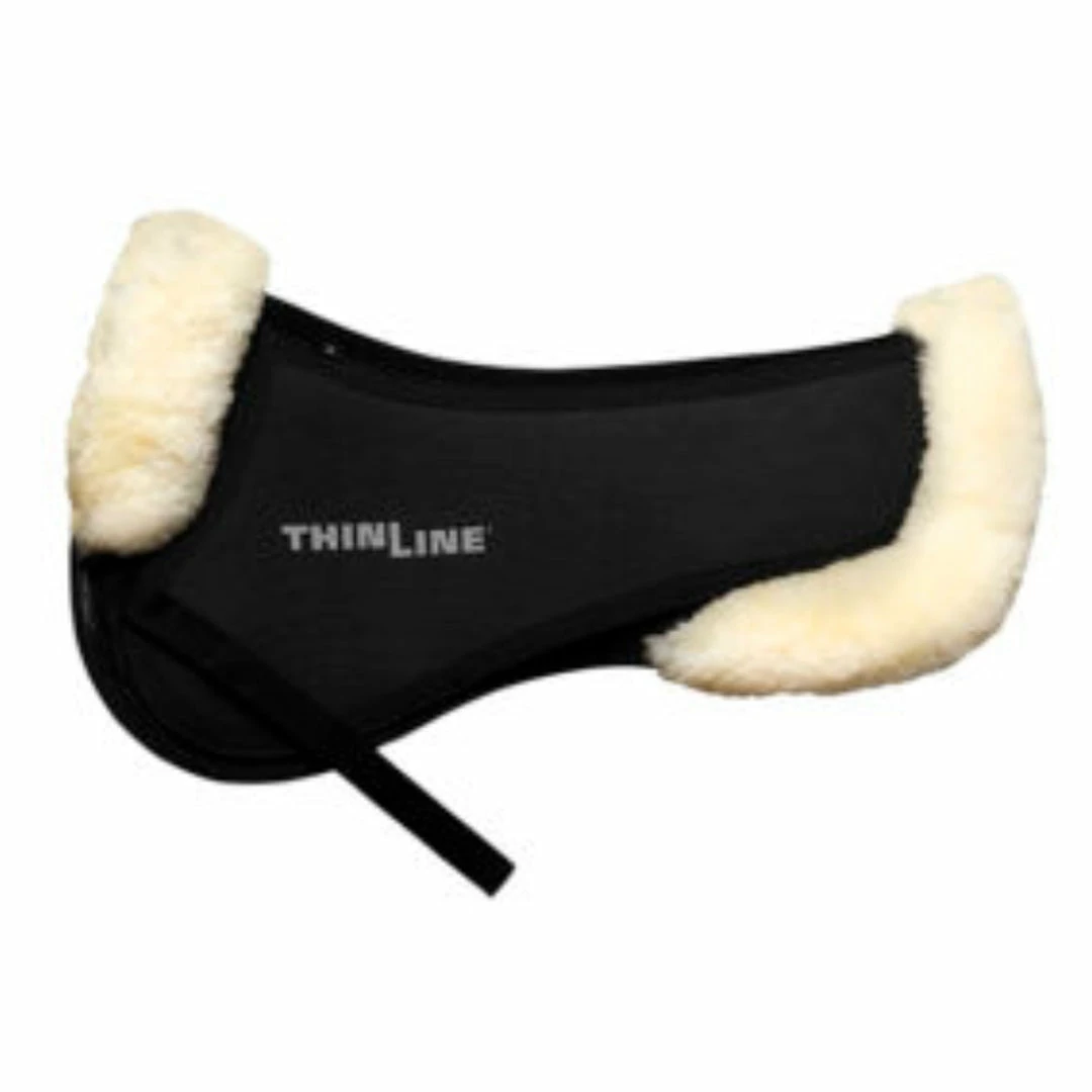 Promo π ThinLine Trifecta Half Pad With Sheepskin Rolls Saddle Pads & Fittings π 12 ThinLine Trifecta Half Pad With Sheepskin Rolls Saddle Pads & Fittings