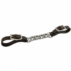Walsh Curb Chain With Leather Ends