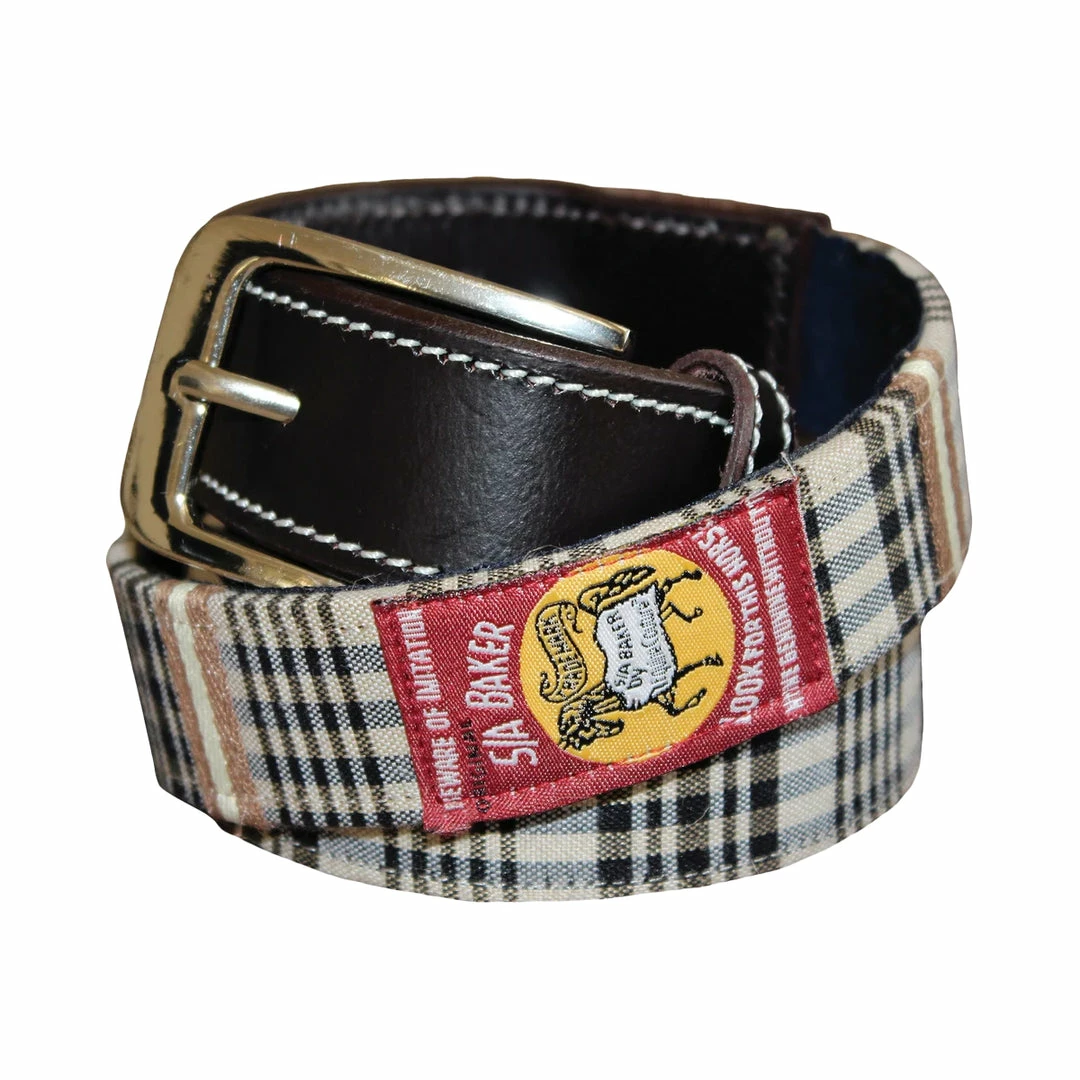Hot Sale 💯 JPC Equestrian Equestrian Accessories Baker Ladies Classic Plaid Belt 🎁 3 JPC Equestrian Equestrian Accessories Baker Ladies Classic Plaid Belt