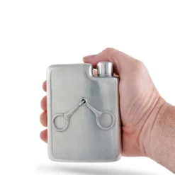 Arthur Court Equestrian Pewter Flask Equestrian Decor
