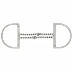 English Riding Supply Horse Bits Centaur Stainless Steel Curved Double Twisted Wire Hunter Dee Bit