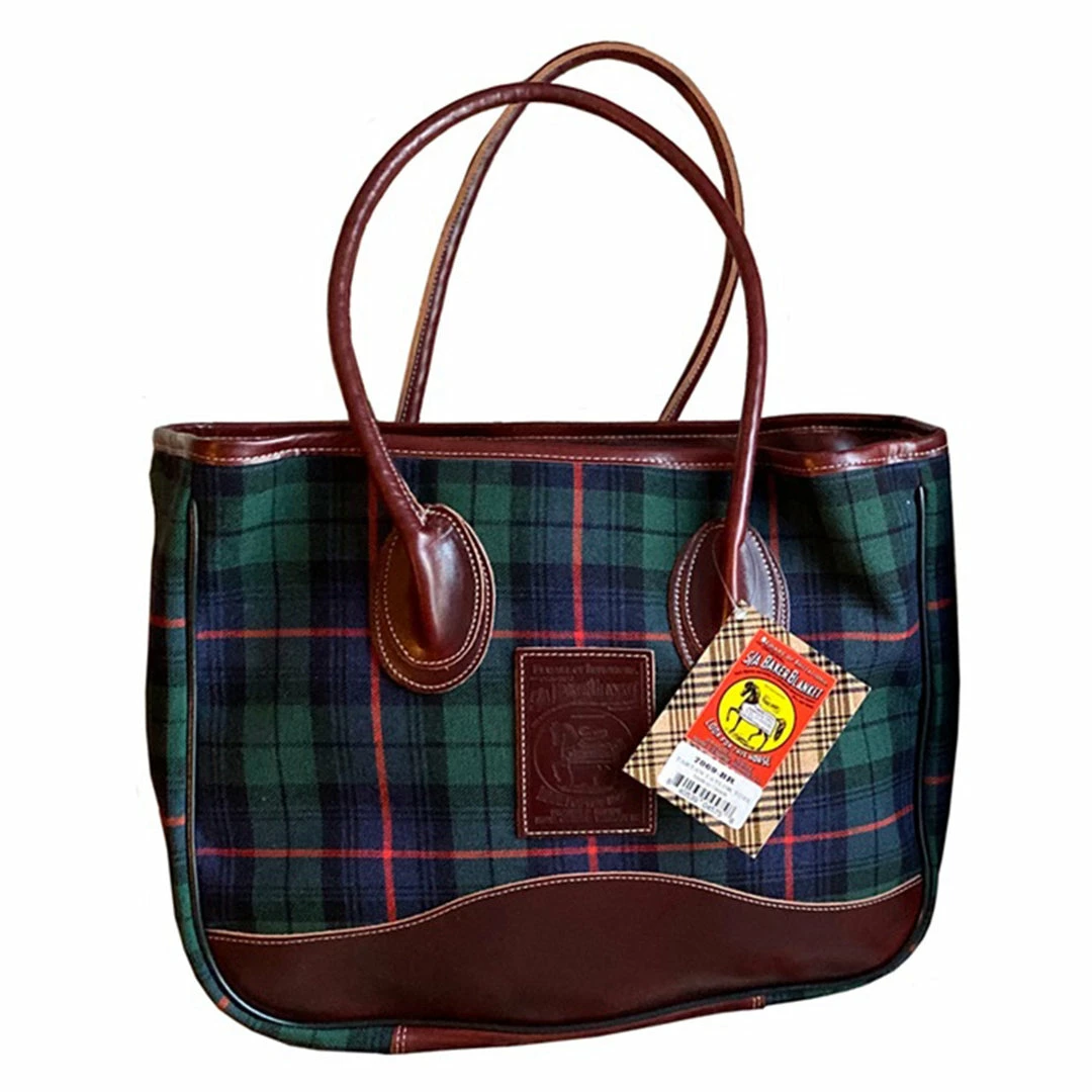 New ๐ Jacks Mfg 5/A Baker Tartan Plaid Taylor Tote Equestrian Bags & Luggage โค๏ธ 3 Jacks Mfg 5/A Baker Tartan Plaid Taylor Tote Equestrian Bags & Luggage