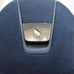 Samshield Custom Miss Shield Blue Alcantara Helmet