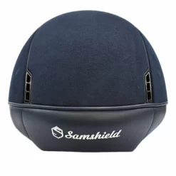 Samshield Custom Miss Shield Blue Alcantara Helmet