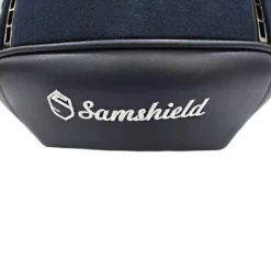Samshield Custom Miss Shield Blue Alcantara Helmet