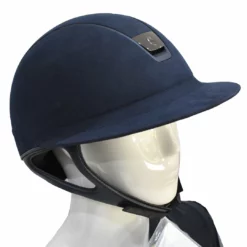 Samshield Custom Miss Shield Blue Alcantara Helmet