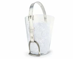 Equestrian Decor Arthur Court Stirrup Ice Bucket