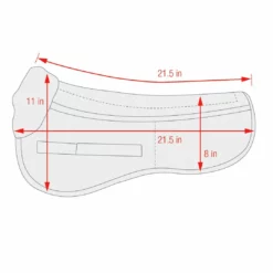 Equine Comfort Products Saddle Pads & Fittings ECP Classic Wool Half Pad