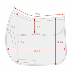 Equine Comfort Products ECP Quilted Correction All Purpose Pad