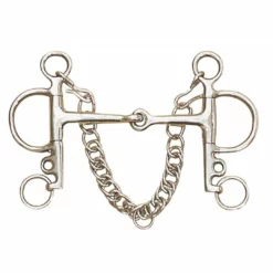 English Riding Supply Centaur Stainless Steel Jointed Eggbutt Pelham Horse Bits