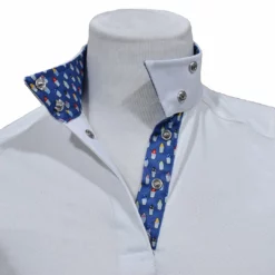 Essex Classics Girls "Snowcones" Talent Yarn Wrap Collar Long Sleeve Show Shirt Show Shirts