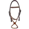 Edgewood 1/2" Fancy Stitched Padded Browband Figure 8 Bridle