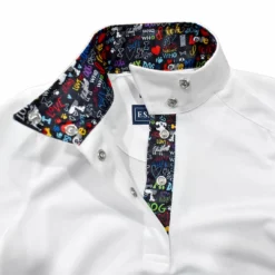 Essex Classics Girls "Danny & Ron's Rescue" Talent Yarn Wrap Collar Long Sleeve Show Shirt