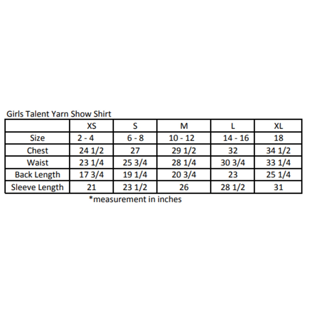 Best deal π Essex Classics π§ Girls "Lions" Talent Yarn Wrap Collar Long Sleeve Show π Shirt βοΈ 8 Essex Classics Girls "Lions" Talent Yarn Wrap Collar Long Sleeve Show Shirt