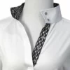 Show Shirts Essex Classics Girls "Horses" Talent Yarn Wrap Collar Short Sleeve Show Shirt