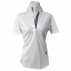 Show Shirts Essex Classics Ladies "Horses" Talent Yarn Straight Collar Short Sleeve Show Shirt
