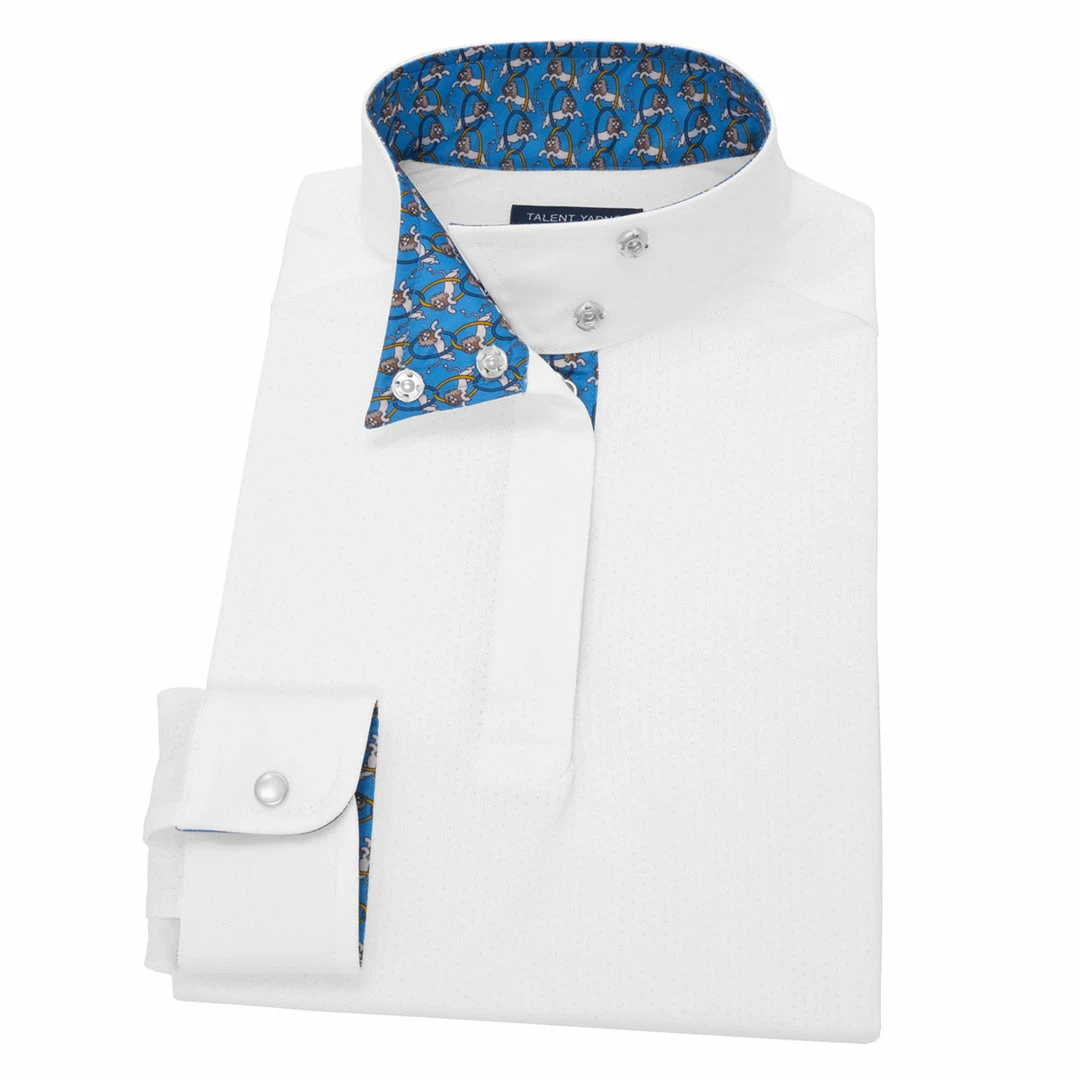 Best deal π Essex Classics π§ Girls "Lions" Talent Yarn Wrap Collar Long Sleeve Show π Shirt βοΈ 3 Essex Classics Girls "Lions" Talent Yarn Wrap Collar Long Sleeve Show Shirt