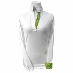 Show Shirts Essex Classics Ladies "Turtles" Talent Yarn Wrap Collar Long Sleeve Show Shirt