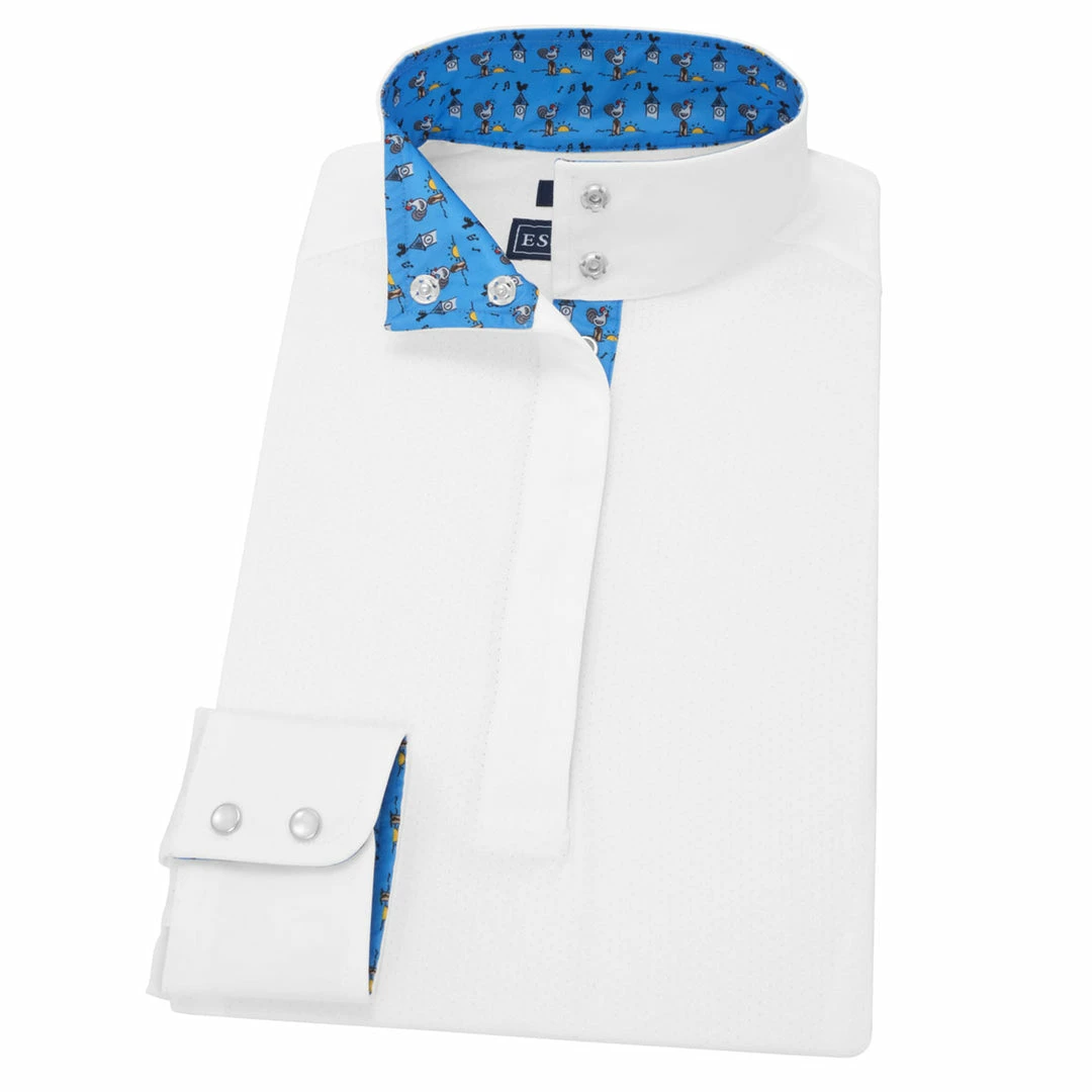 Cheap π Show π Shirts Essex Classics π§ Girls "Roosters" Talent Yarn Straight Collar Long Sleeve Show π Shirt π 5 Show Shirts Essex Classics Girls "Roosters" Talent Yarn Straight Collar Long Sleeve Show Shirt