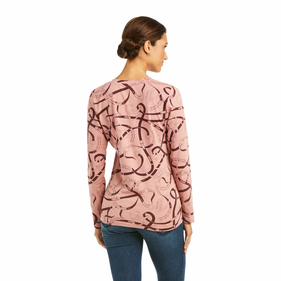 Brand new ⭐ Ariat 👩 Women's Bridle Print T-Shirt-Sale 🤩 4 Ariat Women's Bridle Print T-Shirt-Sale