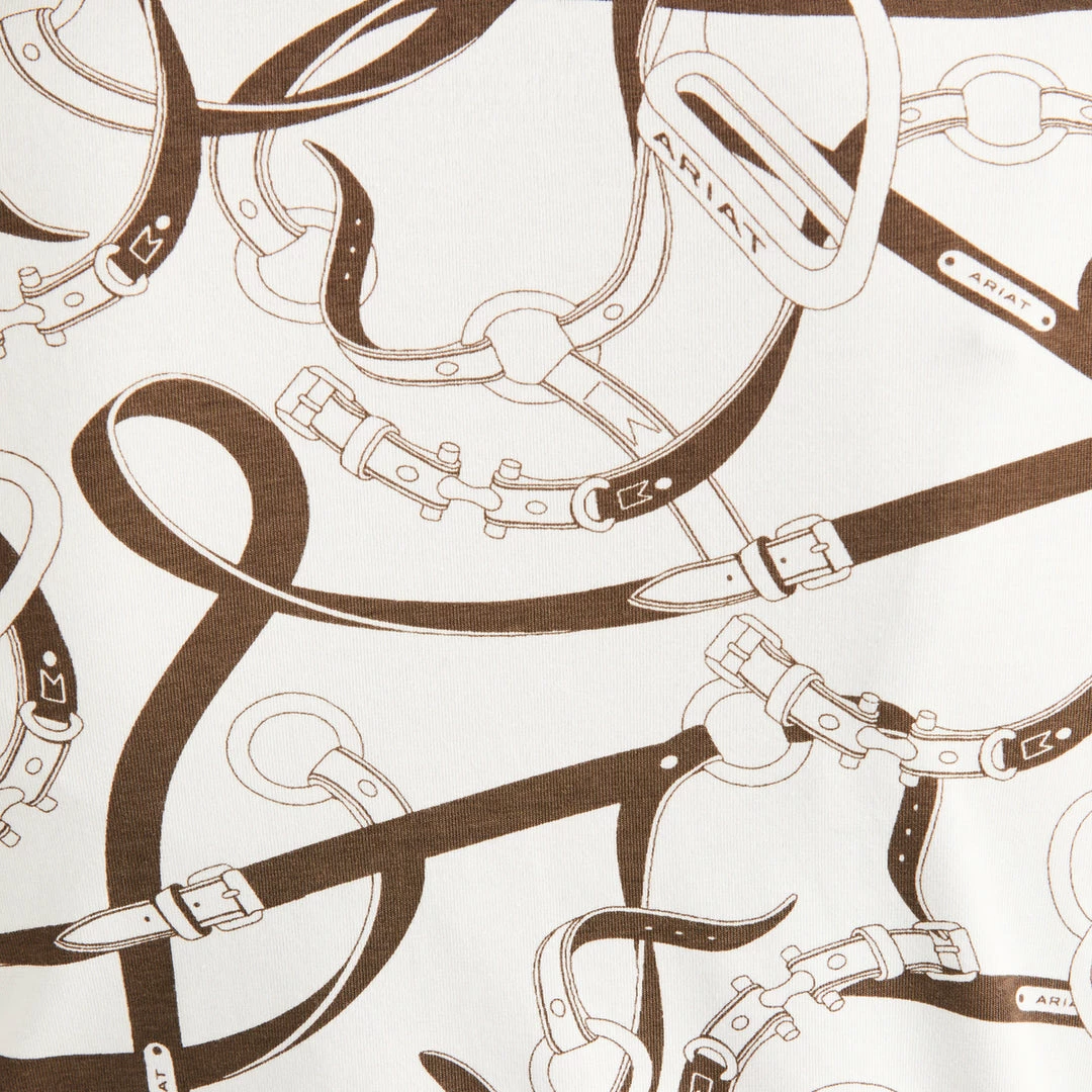 Brand new ⭐ Ariat 👩 Women's Bridle Print T-Shirt-Sale 🤩 7 Ariat Women's Bridle Print T-Shirt-Sale