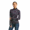 Ariat Women's Lowell 2.0 1/4 Zip Long Sleeve Baselayer- Team Print-Sale