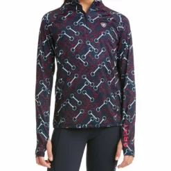 Ariat Youth Lowell 2.0 1/4 Zip Baselayer Print-Sale