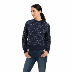 Deals 🤩 Ariat 👩 Women's Contour Equine Crew Sweatshirt ✔️ 14 Ariat Women's Contour Equine Crew Sweatshirt