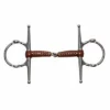 Partrade Metalab Leather Full Cheek Gag Pinchless Snaffle Bit
