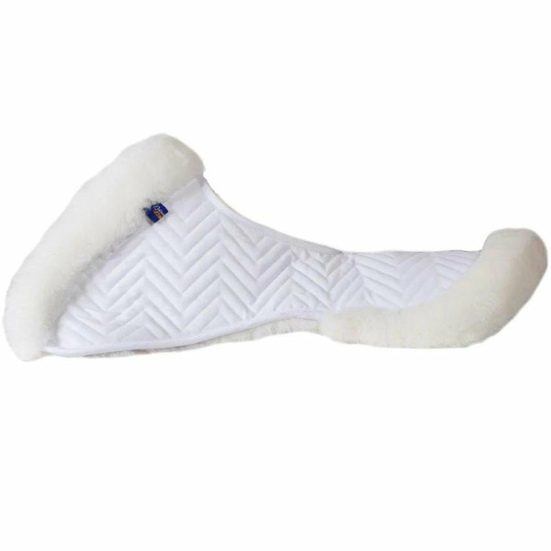 Buy 🎉 Saddle Pads & Fittings Fleeceworks Sheepskin PJ Wither Relief Halfpad 💯 4 Saddle Pads & Fittings Fleeceworks Sheepskin PJ Wither Relief Halfpad