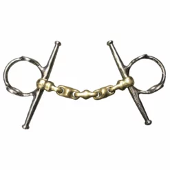 French Equestrian Horse Bits Jump' In Waterford Full Cheek Gag Bit