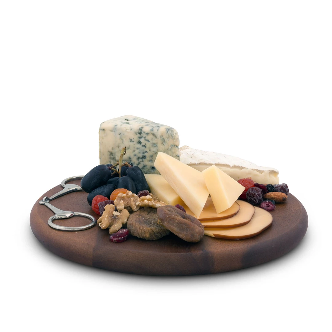 Flash Sale 👏 Arthur Court Horse Bit Wood Cheese Board ⭐ 4 Arthur Court Horse Bit Wood Cheese Board