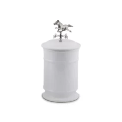 Arthur Court Equestrian Horse Weather Vane Canister - Tall