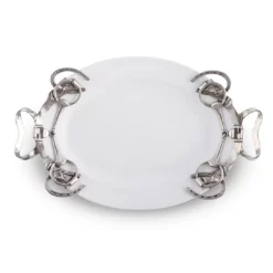 Arthur Court Equestrian Large Stoneware Tray Equestrian Decor