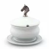 Arthur Court Porcelain Lidded Bowl-Horse