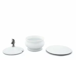 Arthur Court Porcelain Lidded Bowl-Horse