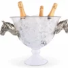 Equestrian Decor Arthur Court Horse Head Glass Ice Tub