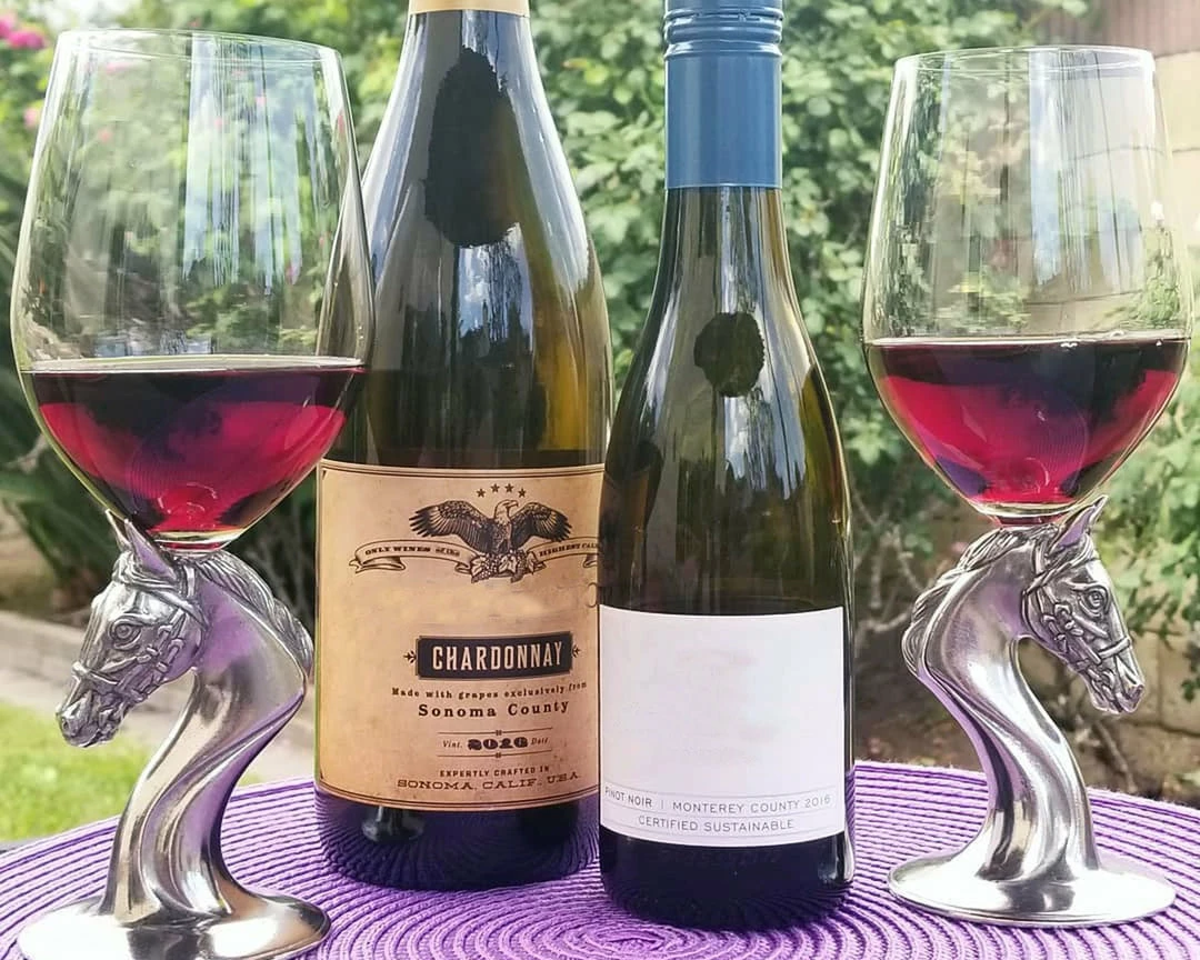 Promo π Arthur Court Wine Glass - Horse Head Equestrian Decor βοΈ 4 Arthur Court Wine Glass - Horse Head Equestrian Decor