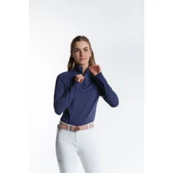 Hannah Childs Women's Naomi Long Sleeve Zip Top Shirts & Tops