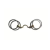 French Equestrian Jump'in High Port Jointed German 3-Ring Bit
