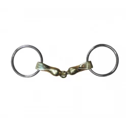 French Equestrian Jump' In Thick Slow Twist Loose Ring Bit Horse Bits