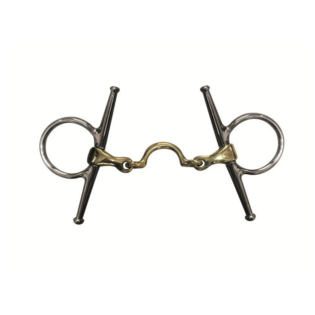 Best deal π French Equestrian Jump'in High Port Jointed Full Cheek Bit π 3 French Equestrian Jump'in High Port Jointed Full Cheek Bit