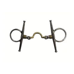 French Equestrian Horse Bits Jump'in High Port Roller Full Cheek Bit