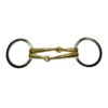 French Equestrian Jump'in Double Mouthpiece Loose Ring Bit