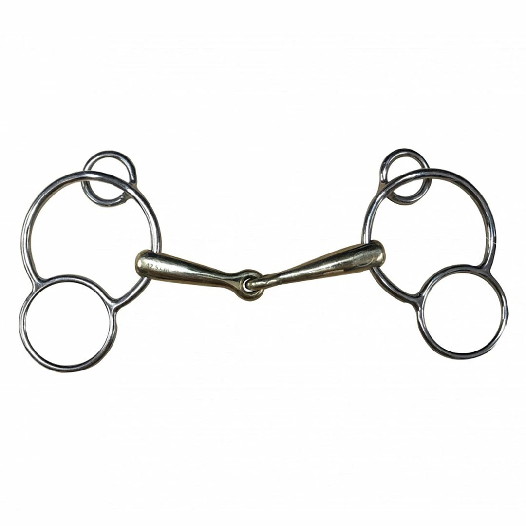 Budget 🔔 French Equestrian Horse Bits Jump' In Single Jointed German 3-Ring Bit 🤩 3 French Equestrian Horse Bits Jump' In Single Jointed German 3-Ring Bit